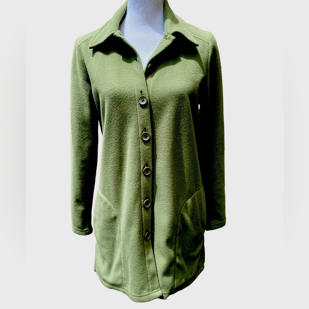 D & Company Long Sleeve Button Down Jacket Size XS